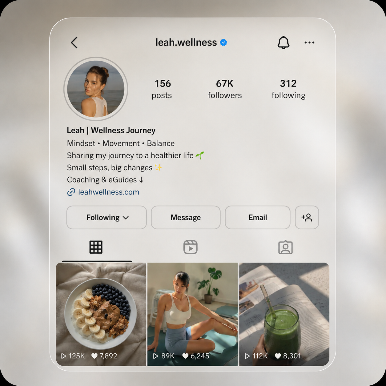 After — 67K followers